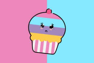 A Designer Reviews the Sad Cup Cake Kawaii Cute Illustration