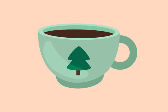 A Pretty Cup Vector Icon: Graphics & Icons for Brand Warmth