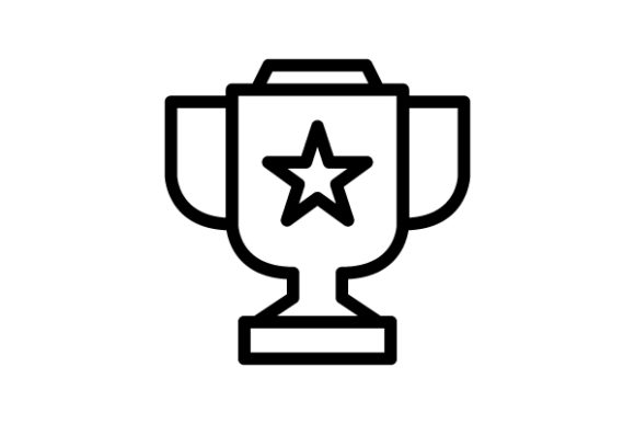 Award Cup Line Icon: Clean Graphics & Versatile Icons
