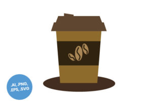 Black Coffee Paper Cup Flat Icon: Graphics & Icons Review