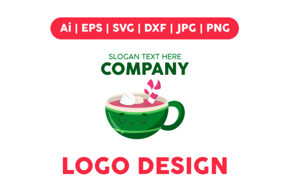Christmas Logo Cup Green Purple: Logo & Graphics Guide