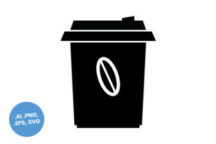 Coffee Cup B W Flat Icon: Real-World Graphics & Icons Review
