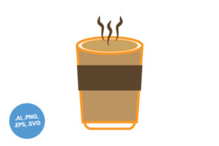 Coffee Paper Cup Flat Icon – Graphics & Icons Review
