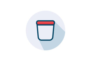 Cup Flat Icon Vector: A Clean Graphics Icon