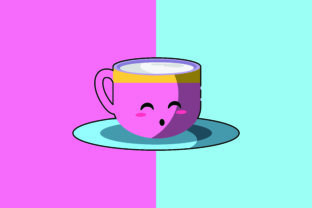Cup Kawaii Cute Illustration Embroidery Review