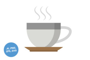 Dark Grey Coffee Cup Flat Icon: Graphics & Icons Review