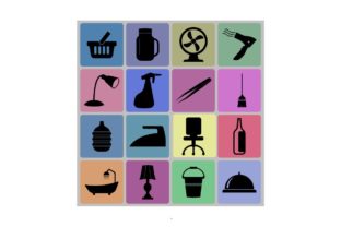 House Object Equipment Icon Set – Graphics & Icons Review