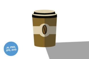Medium Paper Coffee Cup Flat Icon – Graphics & Icons