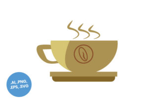 Olive Coffee Cup Flat Icon Graphics & Icons Review