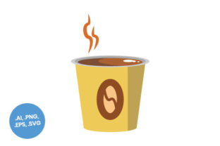 Paper Cup Coffee Flat Icon: Graphics & Icons Review