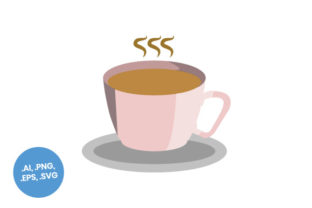 Pink Coffee Cup Flat Icon: Brand Graphics & Icons Review