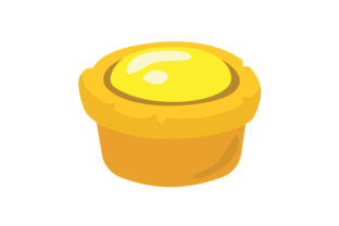 Sweets Lemon Sugar Cookie Cup for Food Amp Crafts