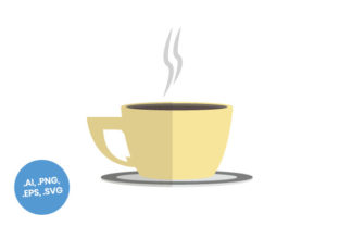 Yellow Coffee Cup Flat Icon: A Designer's Graphics & Icons Review