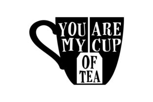 You Are My Cup of Tea Design for Crafts & Tea Blogs